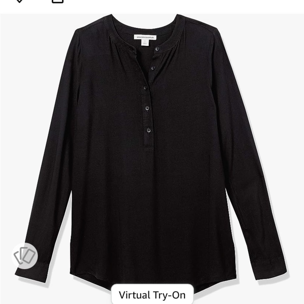 Amazon basic long sleeve blouse - Picture 4 of 4